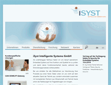 Tablet Screenshot of isyst.de